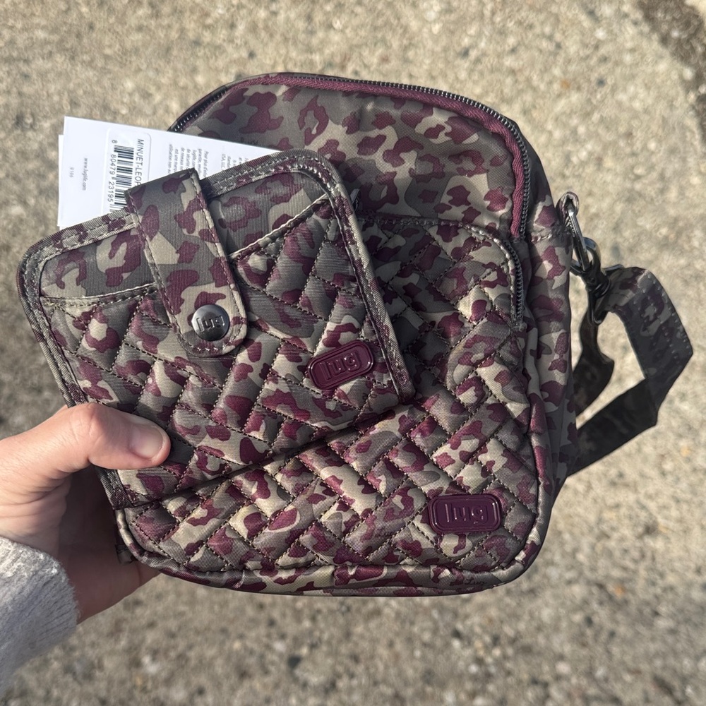Lug Can Can Belt Bag & Minuet Wallet - Leopard Berry